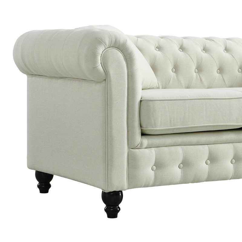 Canapé rembourré avec 3 coussins Woodleigh