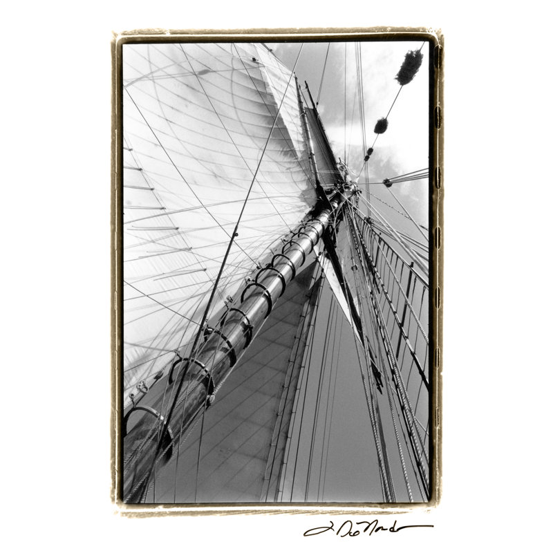 Set Sail II by Laura DeNardo - 1 Piece Wrapped Canvas Wall Art, 30cm H x 20cm W x 3.8cm D