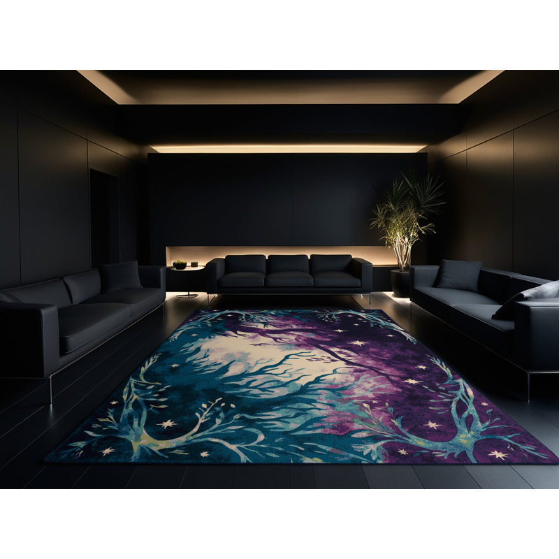 Verdant Twilight Rug, Square 6'