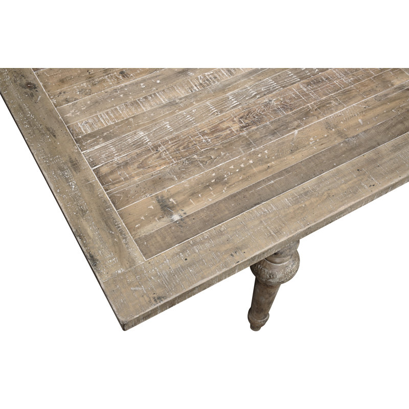 Ensemble de salle à manger extensible en bois massif 8 personnes Clintwood