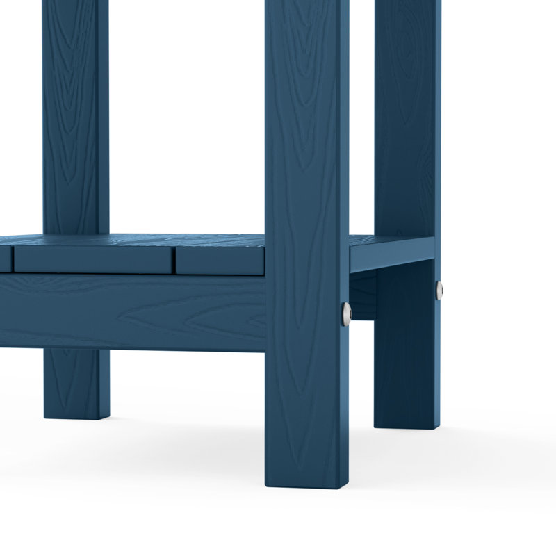 Table d'appoint ronde 18 po Adirondack, Bleu foncé