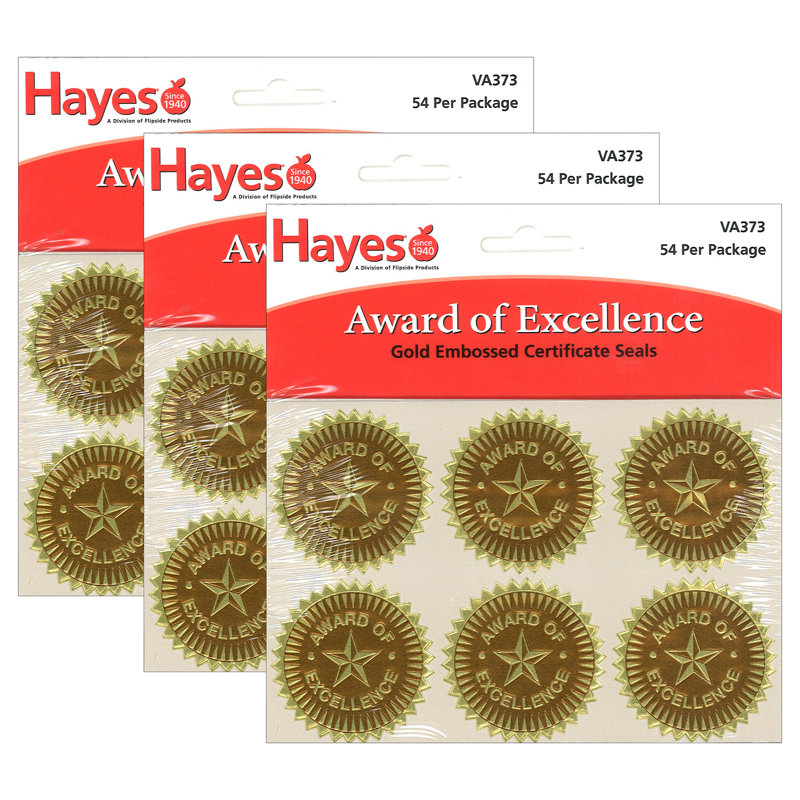 Certificat de certification «Gold Foil»