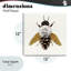 Nature Constructed Bee Wall Plaque, design by Sasha