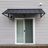 Awntech Houstonian Standing Seam Metal Fixed Awning with Open Sides-28213106-28213362-126123790