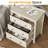 3-Drawer Nightstand, 23.6'' Wood Storage Chest-185163921