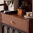 Nut-Brown Solid Wood Display Cases