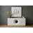 Void Console Table, White Stone