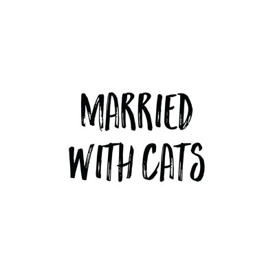 Married With Cats - Wrapped Canvas Print