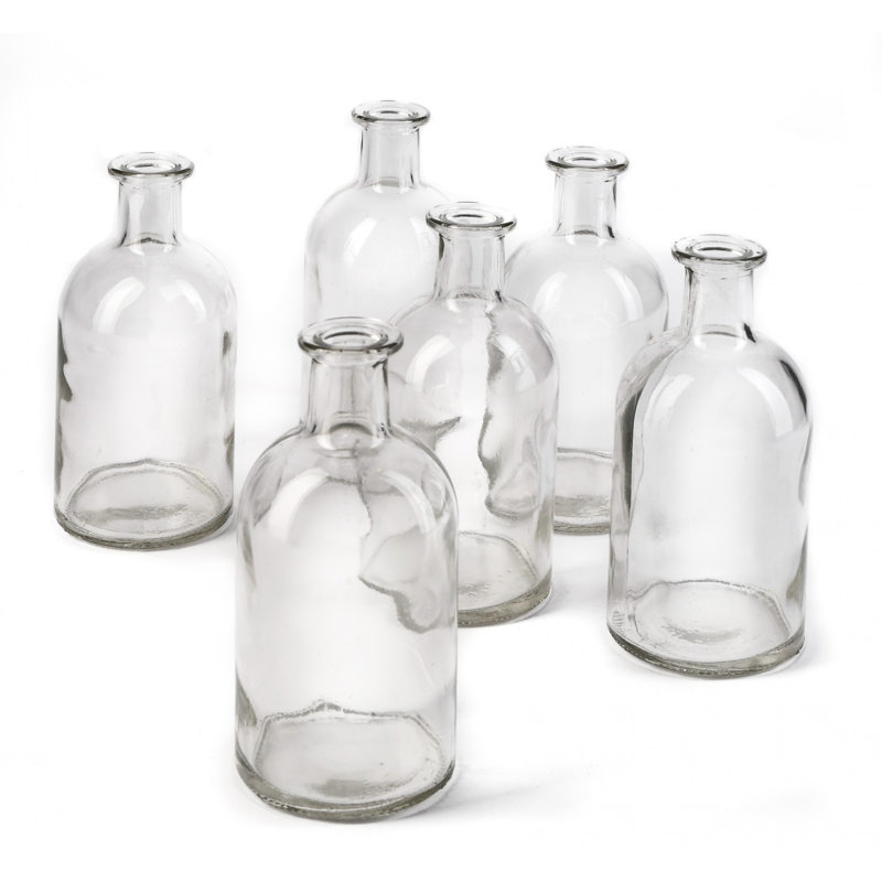 Bouteilles décoratives bud apothicaire Bohanan, Transparent