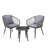 3 - Piece Seating Group With Glass Top Table-514446445