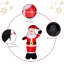 96" H LED Lighted Nutcracker Inflatable