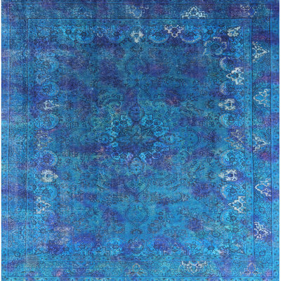 Tapis oriental bleu