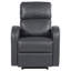 Fauteuil inclinable électrique gris rembourré-317430805