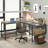 L-Shaped Metal Base Computer Desk-965506801-965506815