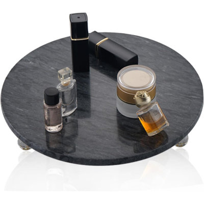 Natural Marble Round Tray