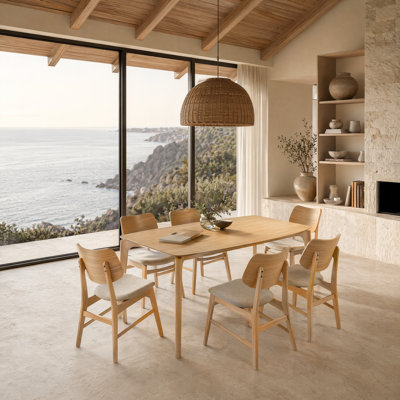 Dunleavy Emery Gathering 7-Piece Dining Table Set