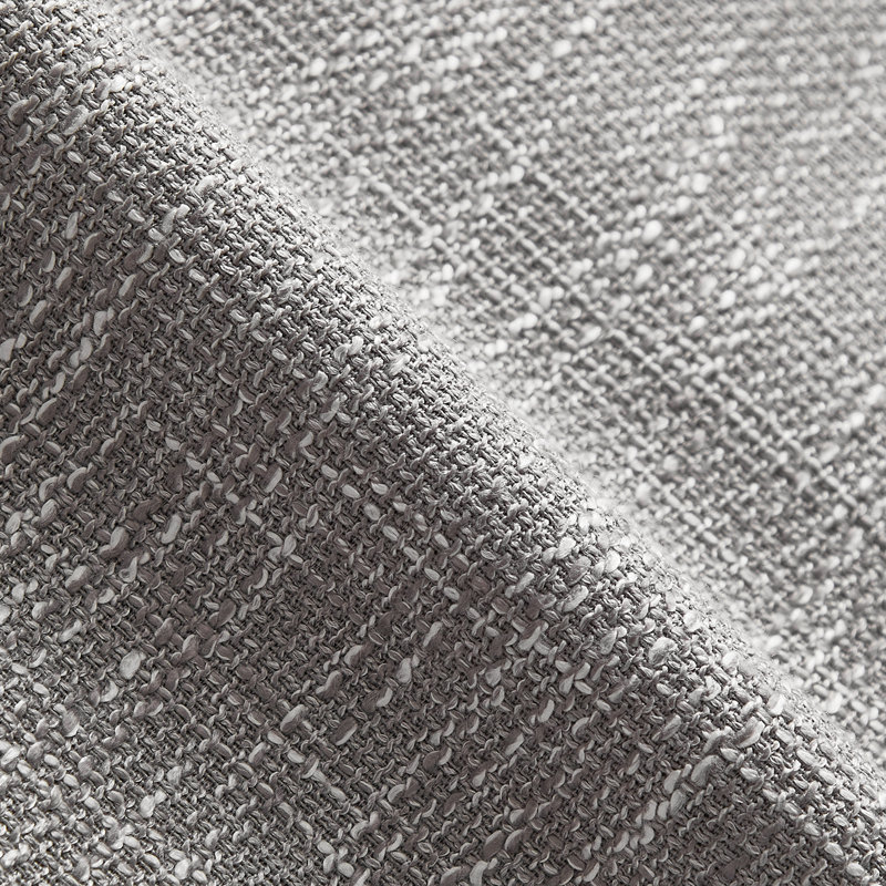 Ensemble de 2 taies d'oreiller carrées Linen Texture, 20 po x 20 po, gris