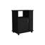 Armoire à micro-ondes inférieure Kit, une porte, trois tablettes latérales-1729286009