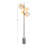 62'' Gray Tree Floor Lamp Set