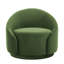 Fauteuil demi-tonneau pivotant rembourré Aunna-198877773