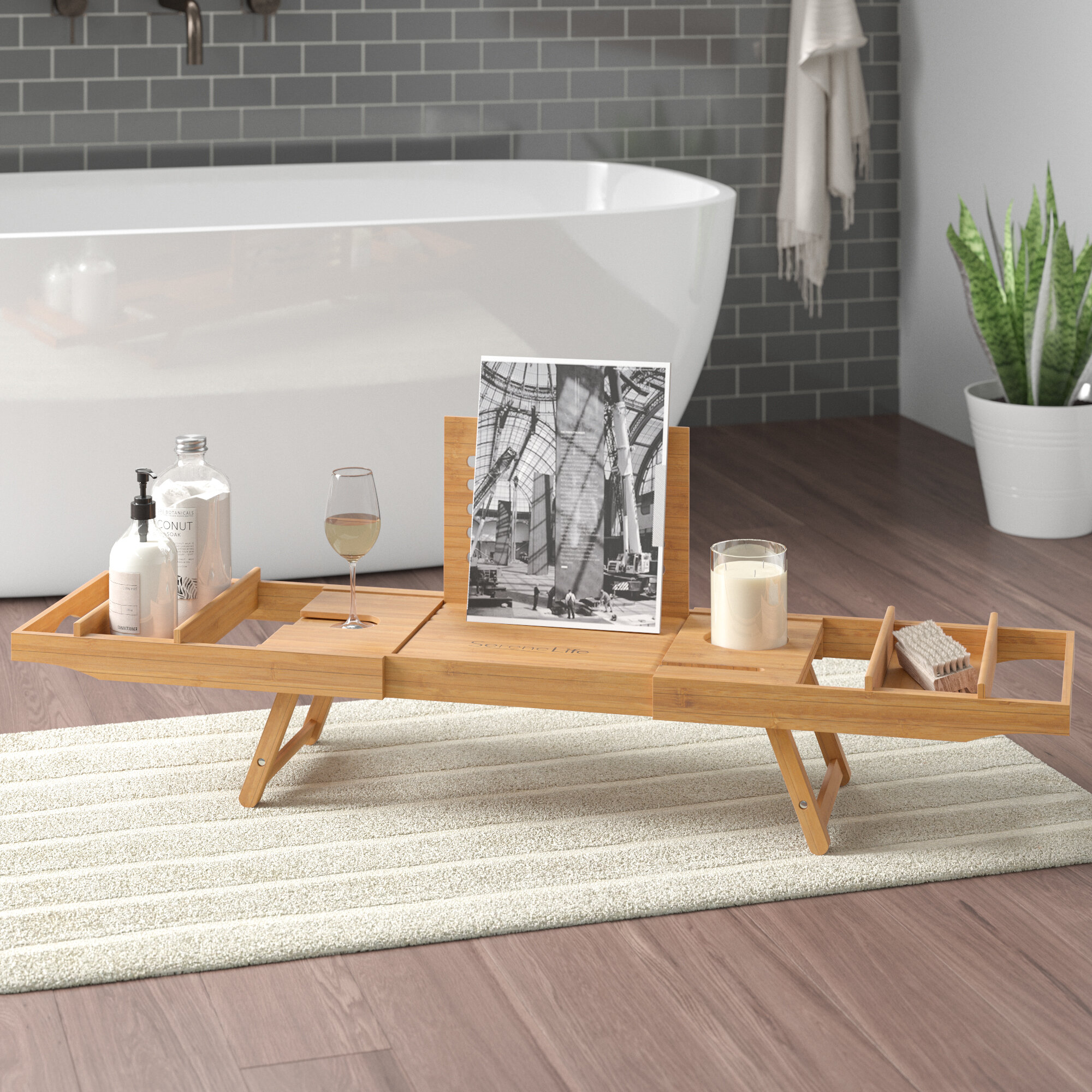 Beliveau Free-standing Bath Caddy