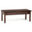 Artisan 46"W Solid Wood Transitional Coffee Table with 2 Drawers, Open Shelf and Square Brushed Nickel Knobs-1051614327
