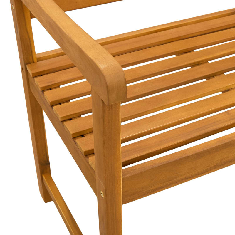 Outdoor Bench, 90cm H x 180cm W x 55.5cm D