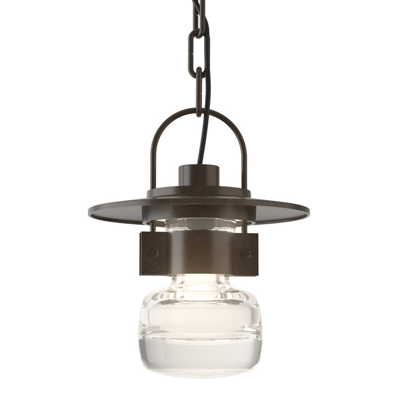 Mason 1 - Light Outdoor Pendant, Coastal Oil Rubbed Bronze, 14.6" H x 11.3" W x 11.3" D