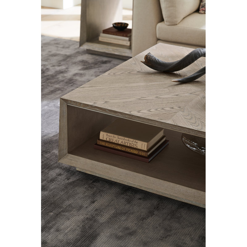 Boxcar Single Coffee Table, Brown