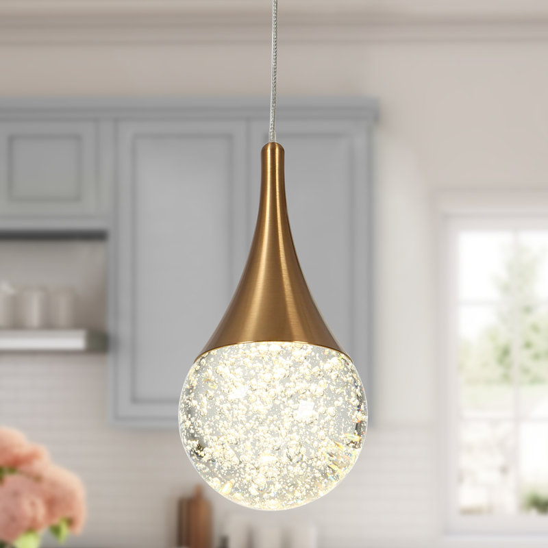 Luminaire suspendu à 1 lumière DEL Chantae