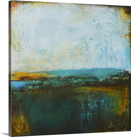 «Gnadenhutten Two Shades» par Erin Ashley, reproduction d'art sur toile, H 16 po x l 16 po x P 1,25 po