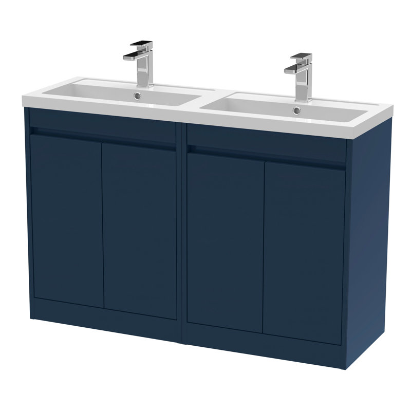 Havana 1240 mm Bathroom Vanity, Indigo Blue