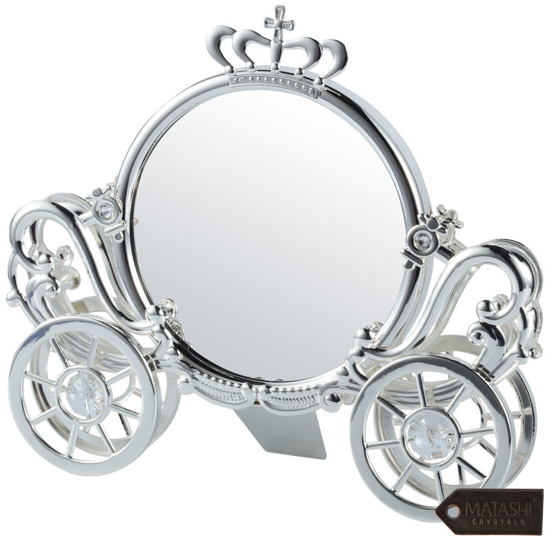 Metal Wall Mirror, Silver