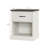 Farmhouse 23.6" 2-Piece Nightstand Set With Open Shelf & Ball Bearing Drawer-513799834