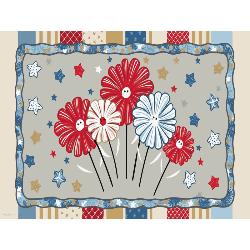 Tapis vacances des fêtes The Holiday Aisle®, Rectangulaire 8 pi x 12 pi