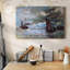 «Seascape» par Monet-Gallery, toile tendue-1344367746