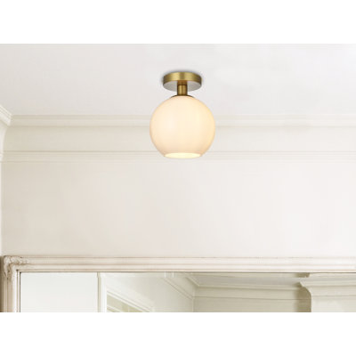 Plafonnier semi-encastré à 1 lumière Snead