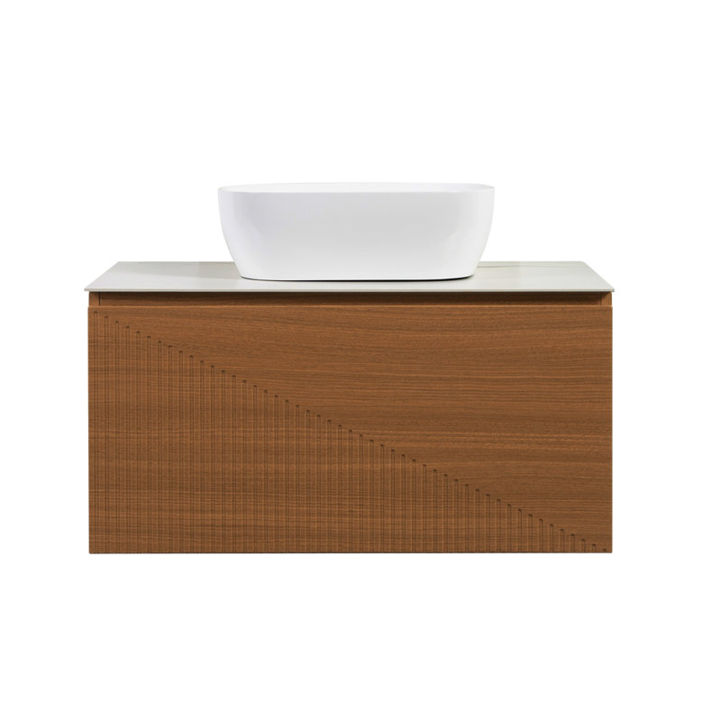 Arseno 35.3" Wall-Mounted Single Bathroom Vanity Set
