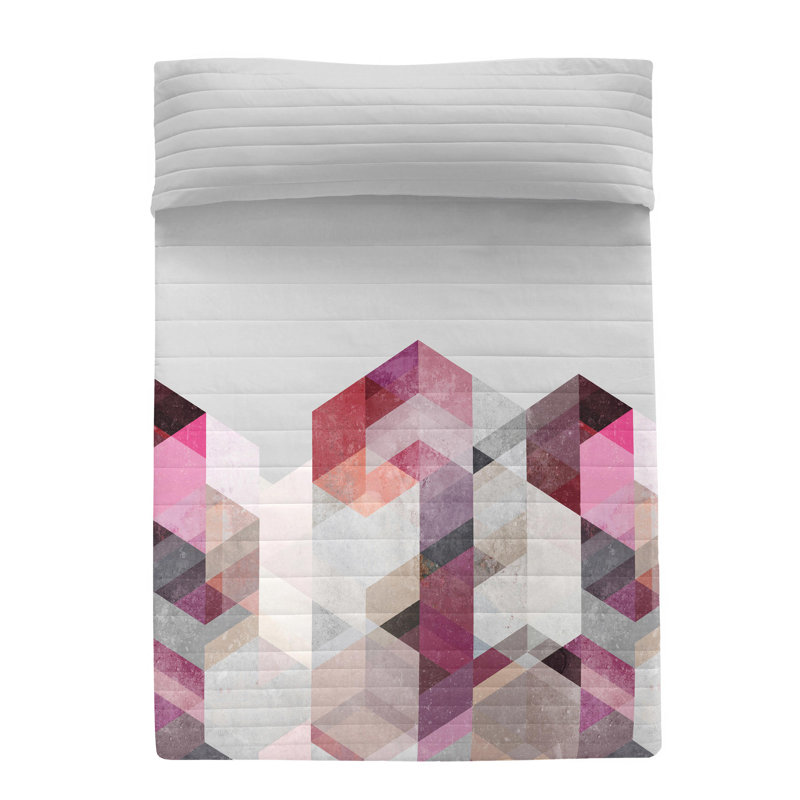 Alcine Cotton Geometric Shapes Bedspread, 250 x 260 cm Bedspread