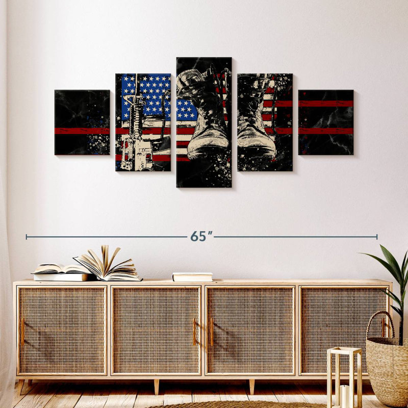 American Armed Force, H 24 po x l 55 po