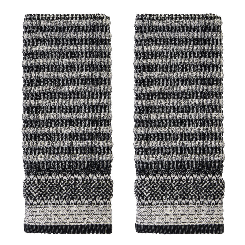 LEWIS JACQUARD HAND-BLACK