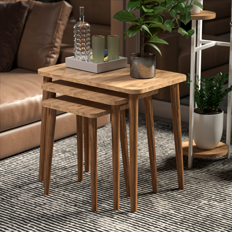 Nyda Nesting Tables, Walnut