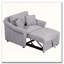 Fauteuil convertible Chenille 3 en 1 avec dossier réglable-1756837940