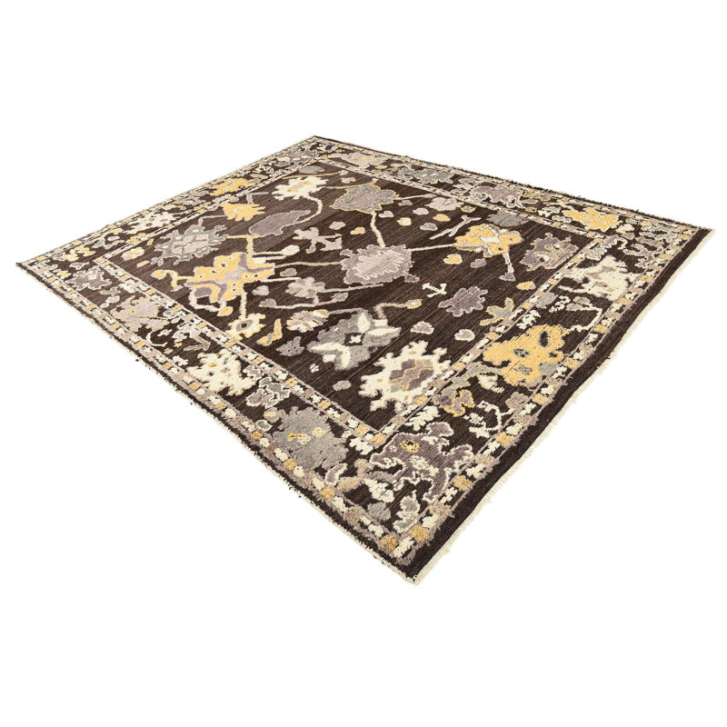 Tapis brun foncé Pursley