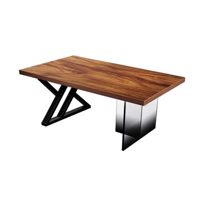 High-end And Grand Walnut Wood Large Desk