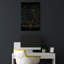 Golden Mexico City Map Abstract Minimalist Modern City Wall Art Print 1 Piece Wrapped Canvas Wall Art-1211489692