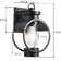 Joelle Black 1 - Bulb 11.8'' H Glass Outdoor Wall Lantern with Dusk to Dawn