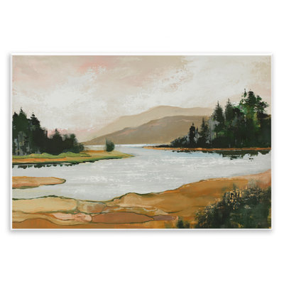 Plaque murale Relaxing Valley Lake, design par Max Maxx
