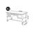 European-style high-end study desk for office use