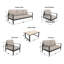Ensemble de conversation Kachig avec coussins Sunbrella®-742090833